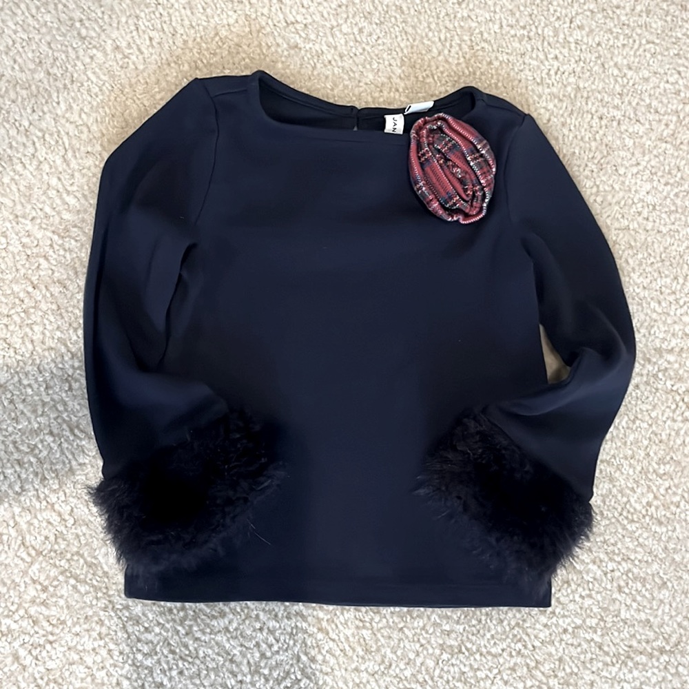 Janie and Jack Navy Top